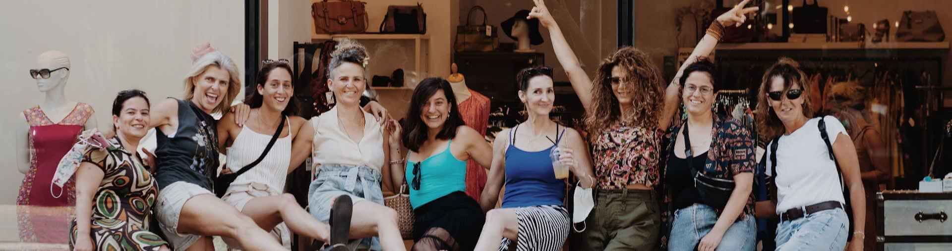 סיור אופנה תל אביב משתתפות שמחות
