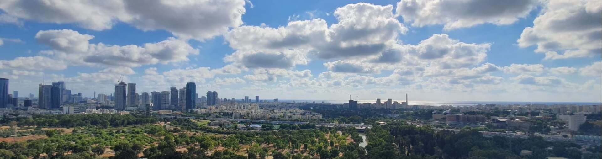 נוף תל אביב מסיור בכדור פורח