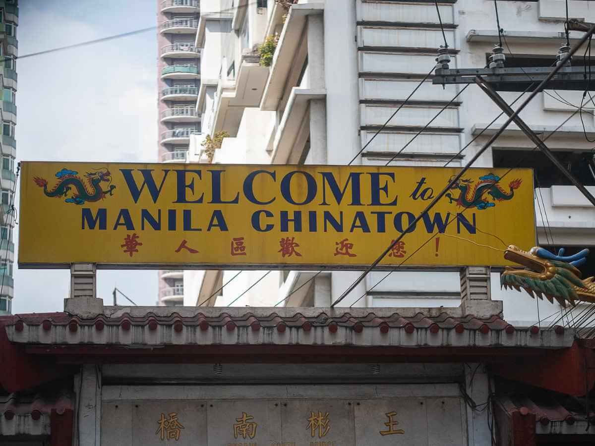 Chinatown in Manila