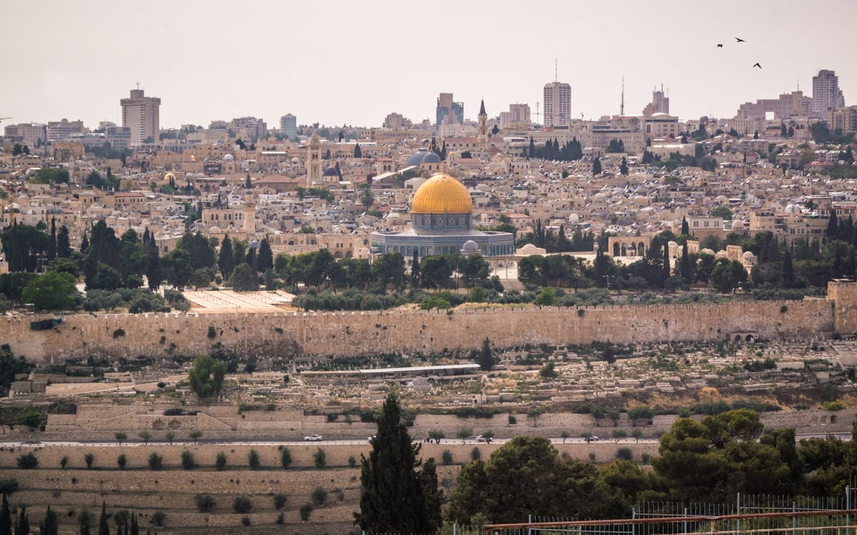 view from Mount of Olives
