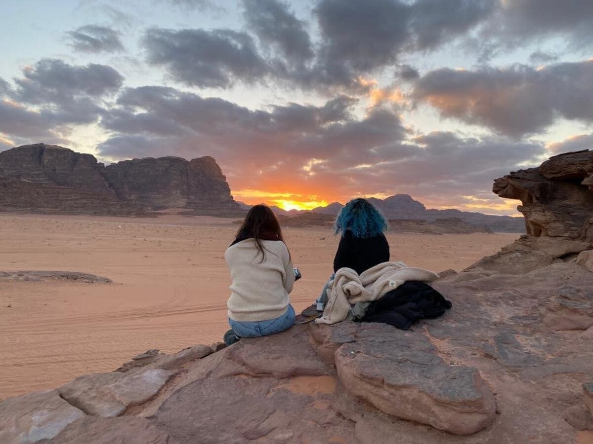 Petra Jordan sunset