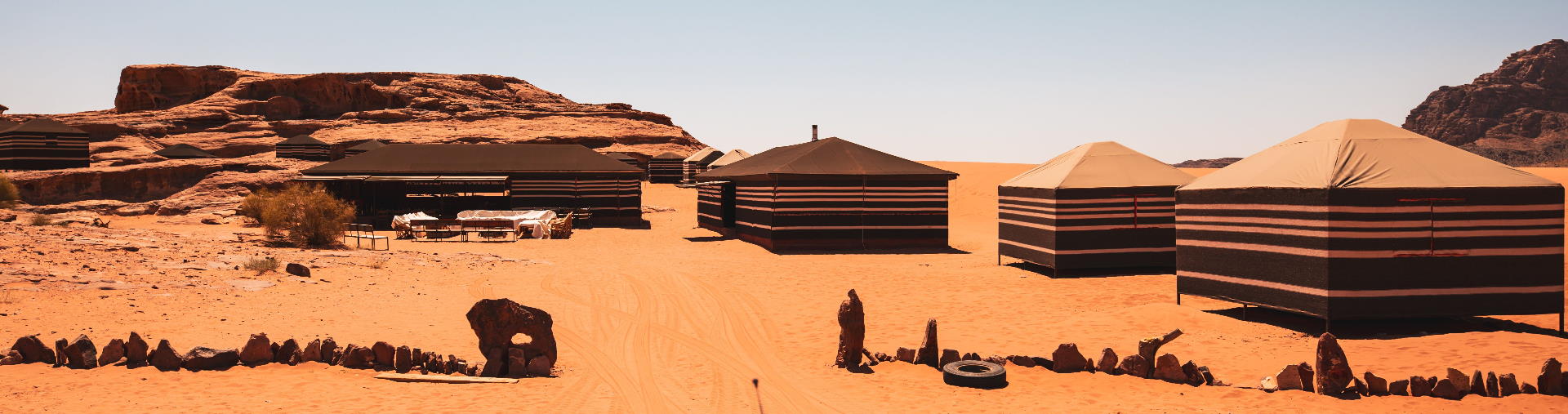 Traditional Bedouin campsite petra