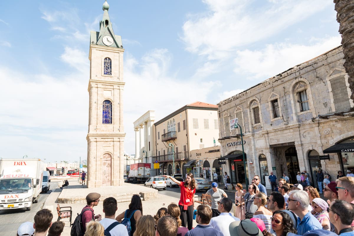 Clock tower square in Jaffa